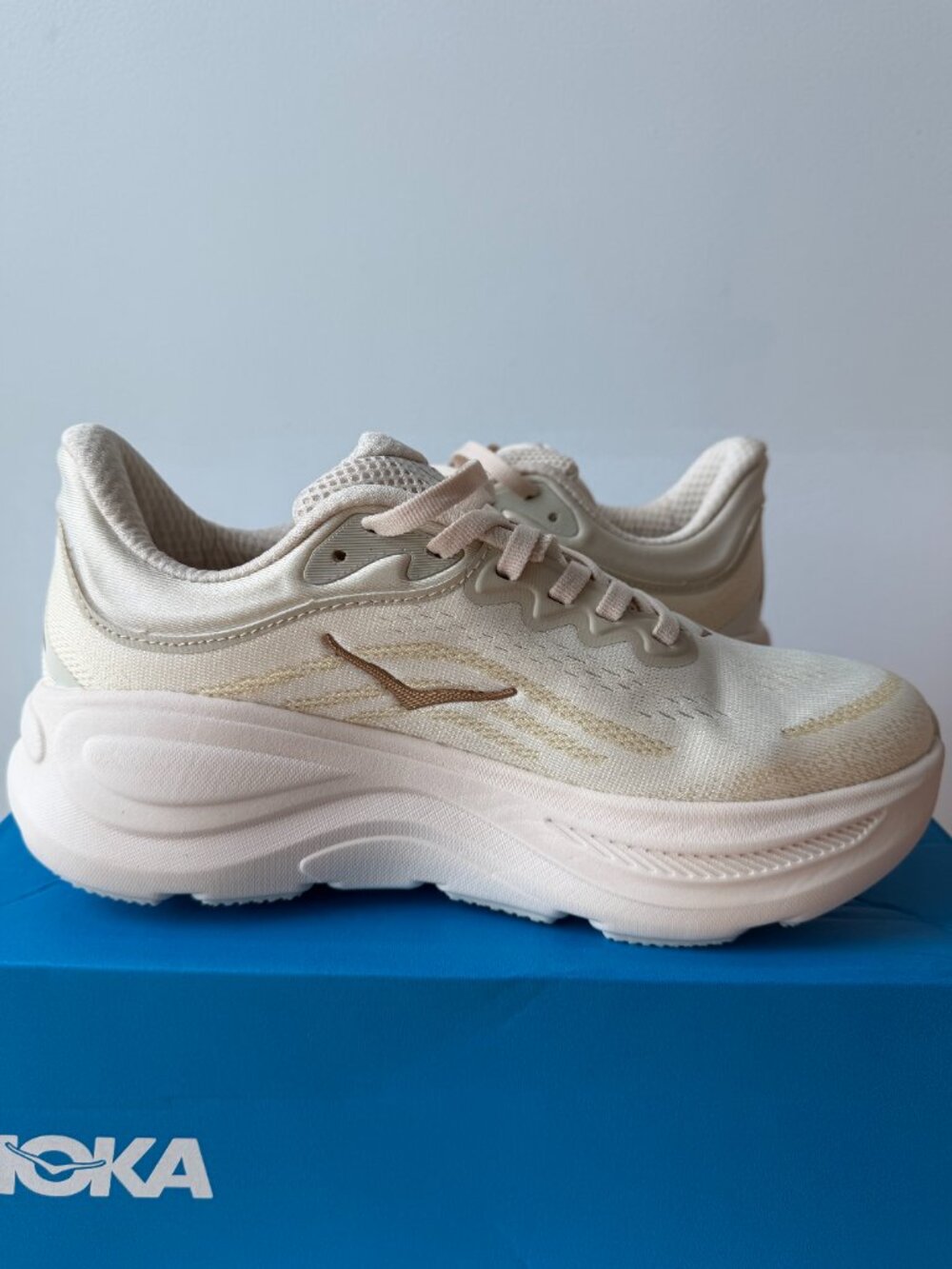 Hoka Bondi 9 Vanilla - 40 EU - 7 US - Size 8 Womens - Picture 6 of 7